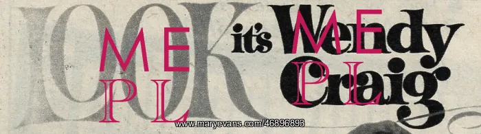: Look, it's Wendy Craig - font from Practical Householder, Ma : Look, it's Wendy Craig - font from Practical Householder, Ma