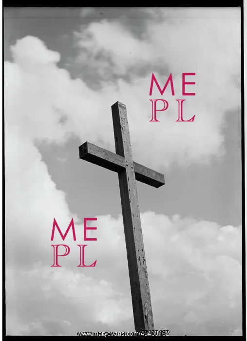 : Looking up at the cathedral church's cross : Looking up at the cathedral church's cross