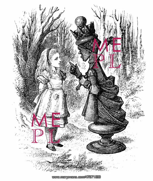 : Through the Looking-Glass, Alice and the Red Queen : Through the Looking-Glass, Alice and the Red Queen