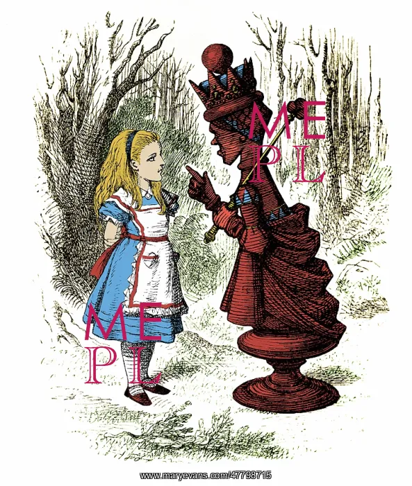 : Through the Looking-Glass, Alice and the Red Queen : Through the Looking-Glass, Alice and the Red Queen