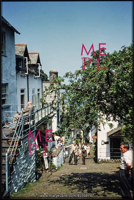: Looking north-east down the High Street, with : Looking north-east down the High Street, with
