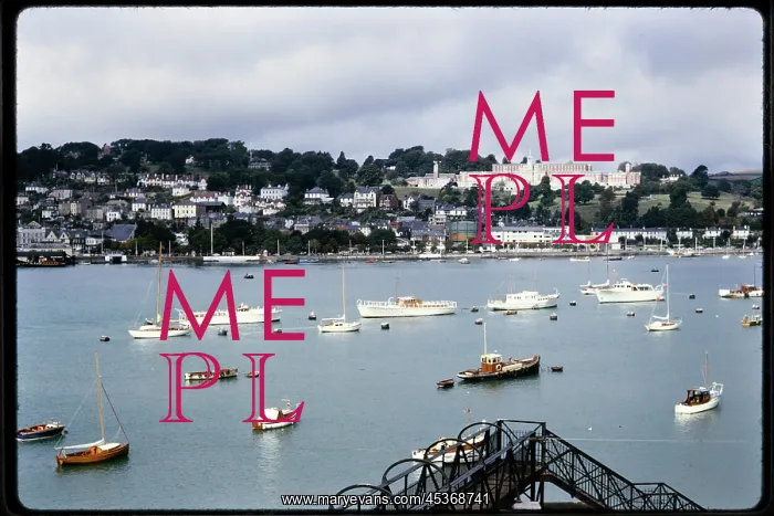 : Looking north-west across Dartmouth Harbour towards : Looking north-west across Dartmouth Harbour towards