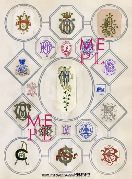  : Loose page from a scrapbook of crests and heraldry