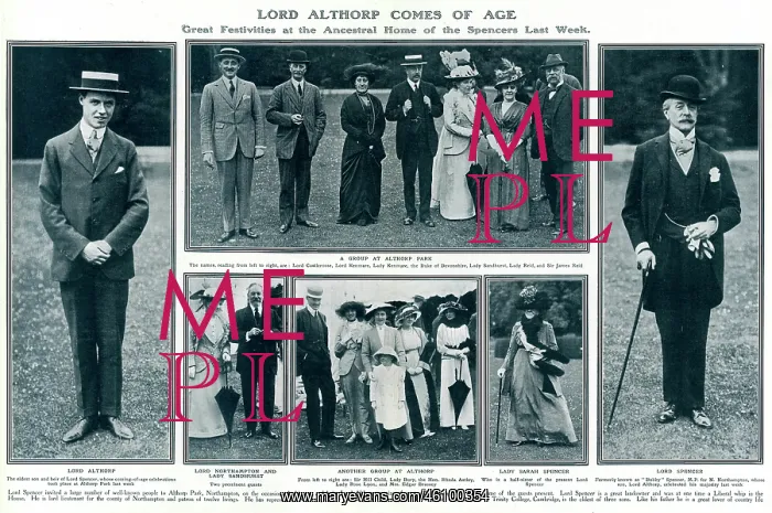 : Lord Althorp Comes of Age : Lord Althorp Comes of Age