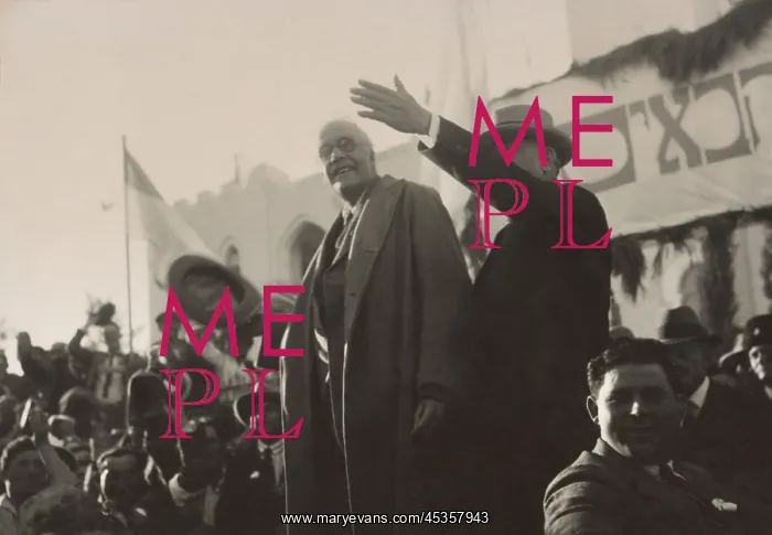 : Lord Arthur Balfour accepts cheers from crowds in : Lord Arthur Balfour accepts cheers from crowds in