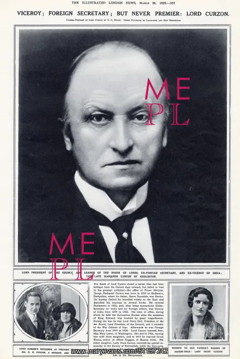: Lord Curzon : Lord Curzon