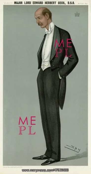 : Lord E. H. Cecil, Vanity Fair, Spy : Lord E. H. Cecil, Vanity Fair, Spy