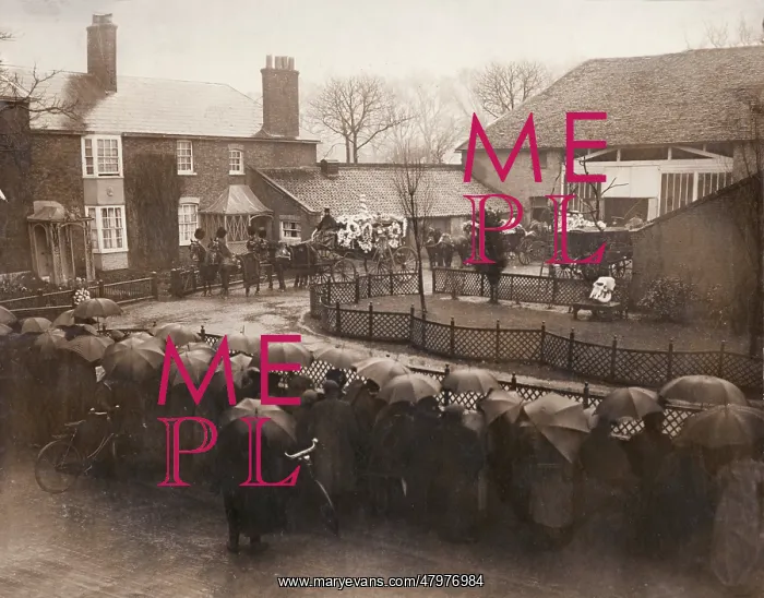 : Lord George Sanger's funeral procession : Lord George Sanger's funeral procession