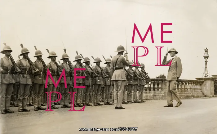  : Lord Irwin inspecting troops