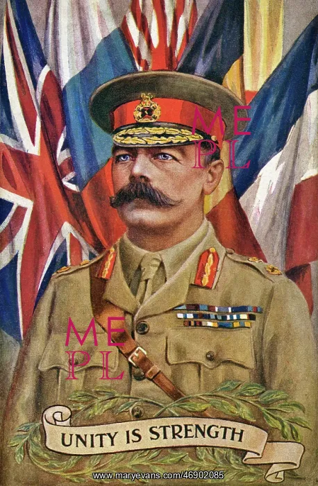  : Lord Kitchener with Allied flags, Unity is Strength