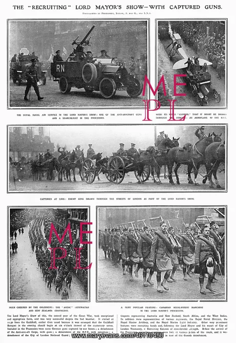 : The Lord Mayor's Show during the First World War : The Lord Mayor's Show during the First World War