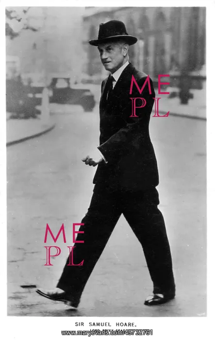 : Lord Privy Seal - Sir Samuel Hoare : Lord Privy Seal - Sir Samuel Hoare