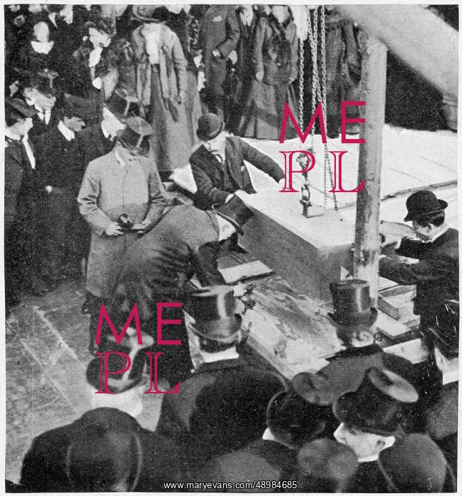 : Lord Rayleigh laying the foundation stone 1906 : Lord Rayleigh laying the foundation stone 1906