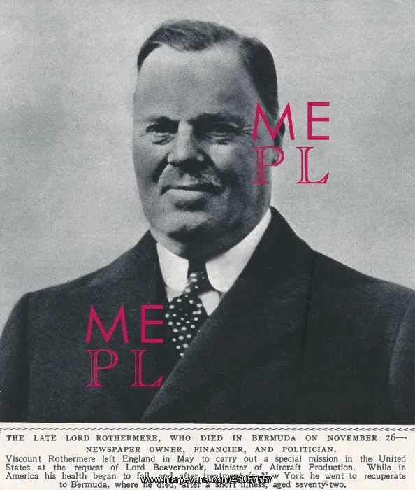 : Lord Rothermere : Lord Rothermere
