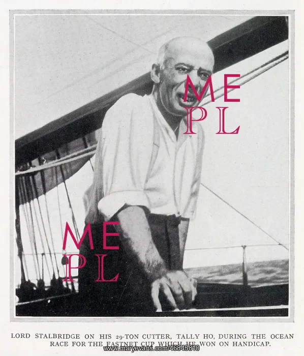 : Lord Stalbridge on board Tally Ho : Lord Stalbridge on board Tally Ho