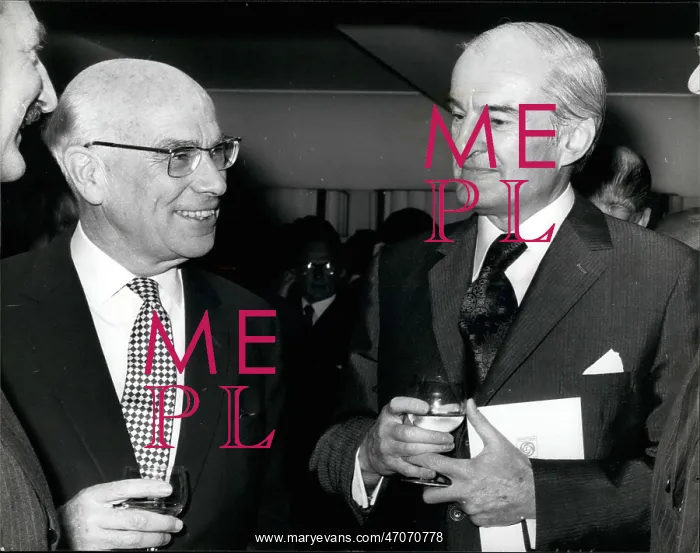 : Lord Stokes, Chairman, John Barber, MD, British Leyland : Lord Stokes, Chairman, John Barber, MD, British Leyland