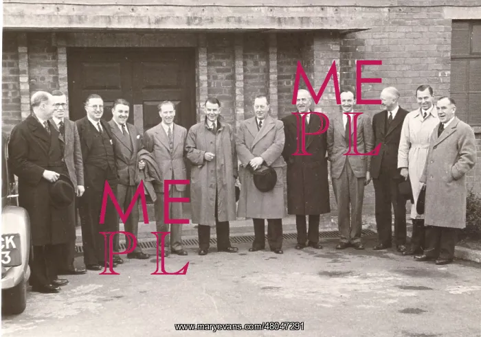 : Lord Tedder visits Warton : Lord Tedder visits Warton