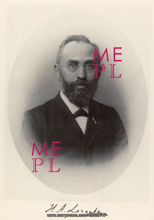  : LORENTZ. HENDRIK ANTOON LORENTZ (1853 - 1928), Dutch physicist
