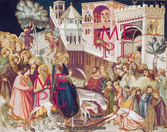 : LORENZETTI, Pietro (1280-1348). Entry of Christ : LORENZETTI, Pietro (1280-1348). Entry of Christ