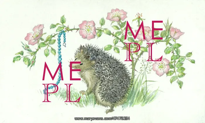 : The Lost Necklace - hedgehog and necklace : The Lost Necklace - hedgehog and necklace