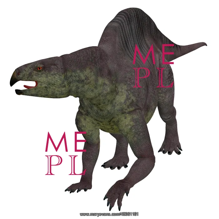 : Lotosaurus dinosaur on white background : Lotosaurus dinosaur on white background