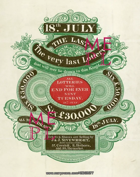  : The very last Lottery