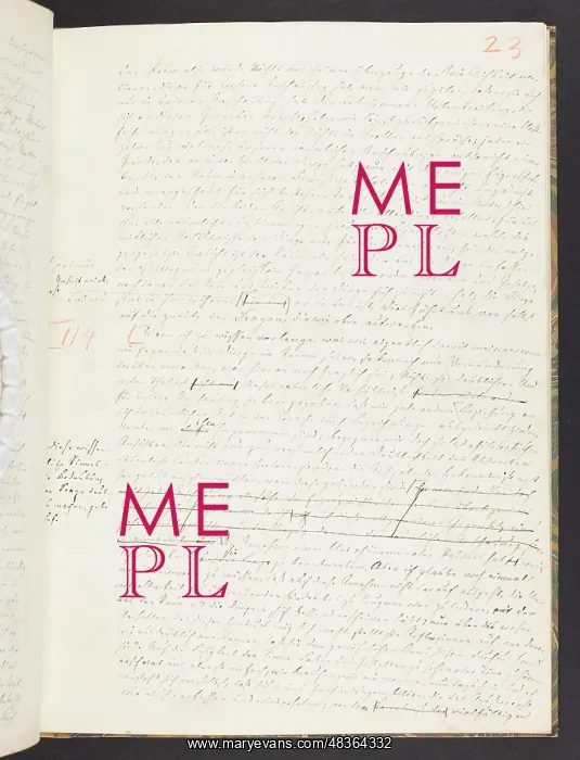 : Lotze Manuscript (Fragment) : Lotze Manuscript (Fragment)