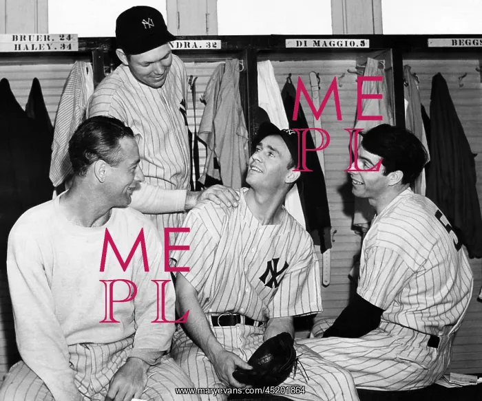 : Lou Gehrig, Joe Gordon, Joe DiMaggio and ? : Lou Gehrig, Joe Gordon, Joe DiMaggio and ?