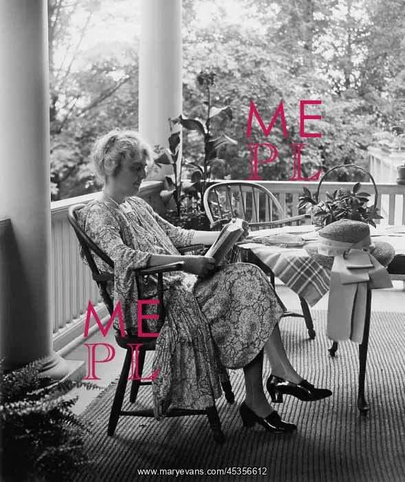 : Lou Henry Hoover, future First Lady, reading on : Lou Henry Hoover, future First Lady, reading on