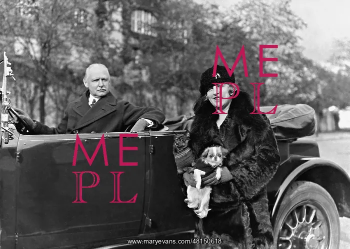 : Louis Adlon and his wife Hedda, 1925 : Louis Adlon and his wife Hedda, 1925