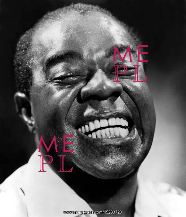 : Louis Armstrong, circa 1963. ? : Louis Armstrong, circa 1963. ?