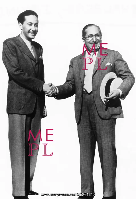 : Louis B. Mayer (right) and Irving Thalberg, during : Louis B. Mayer (right) and Irving Thalberg, during