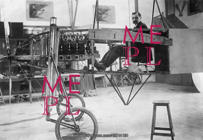 : Louis Bleriot 1872-1936 seated in his 50 ? : Louis Bleriot 1872-1936 seated in his 50 ?