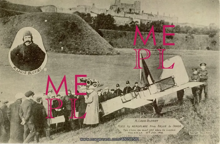 : Louis Bleriot's arrival at Dover 25 July 1909 : Louis Bleriot's arrival at Dover 25 July 1909