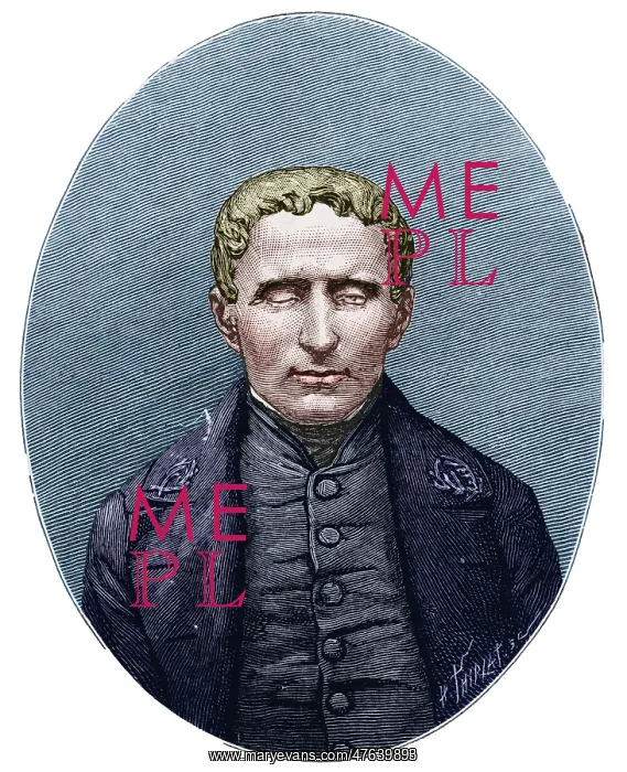 : Louis Braille - inventor of system of raised-point writing : Louis Braille - inventor of system of raised-point writing