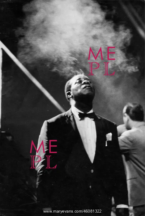 : Louis Daniel Satchmo Armstrong smoking : Louis Daniel Satchmo Armstrong smoking