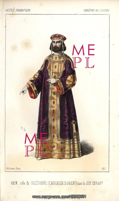 : Louis-Henri Obin in the role of Nicephore : Louis-Henri Obin in the role of Nicephore