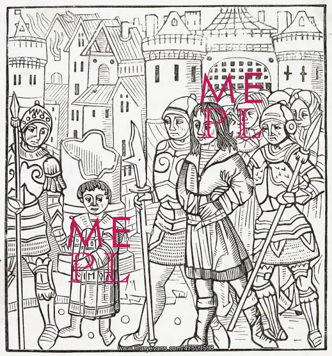 : LOUIS IX CAPTURED 1250 : LOUIS IX CAPTURED 1250