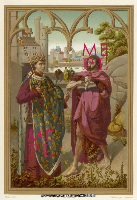 : LOUIS IX WITH JOHN BAPT : LOUIS IX WITH JOHN BAPT