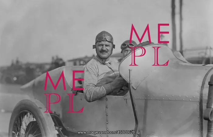: Louis-Joseph Chevrolet in a Sunbeam at the : Louis-Joseph Chevrolet in a Sunbeam at the