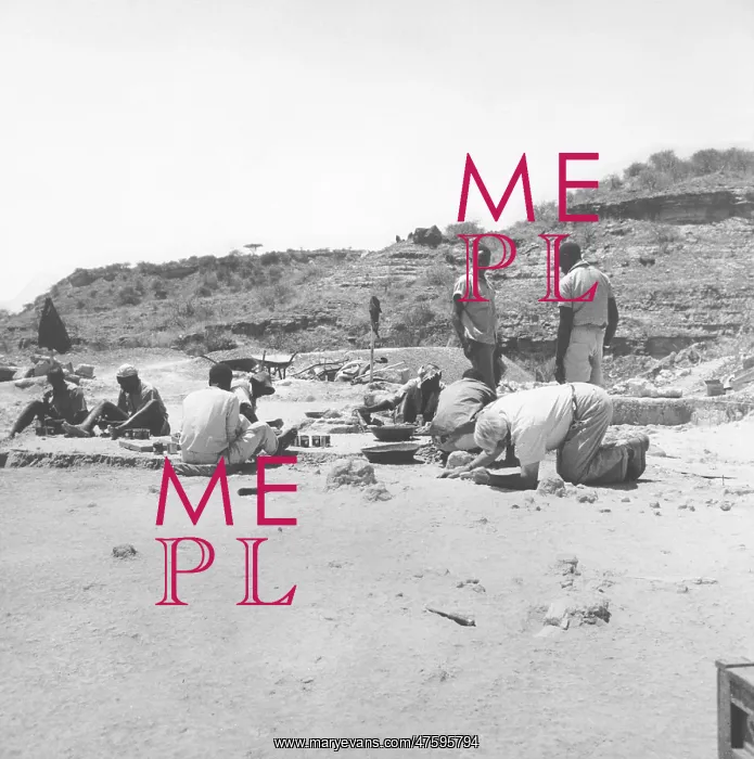 : Louis Leakey at Olduvai Site : Louis Leakey at Olduvai Site
