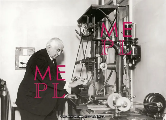 : Louis Lumiere in his laboratory : Louis Lumiere in his laboratory