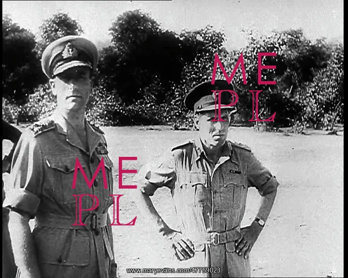 : Louis Mountbatten and Colonel Orde Wingate : Louis Mountbatten and Colonel Orde Wingate