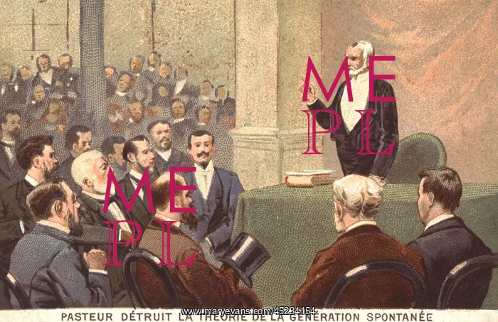 : Louis Pasteur (1822-1895), speaking against ? : Louis Pasteur (1822-1895), speaking against ?