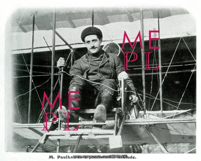 : Louis Paulhan in Blackpool 1909 : Louis Paulhan in Blackpool 1909