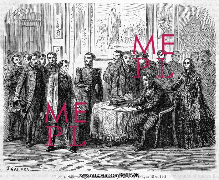 : LOUIS PHILIPPE ABDICATES : LOUIS PHILIPPE ABDICATES