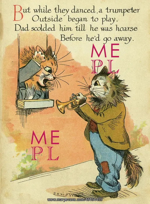  : Louis Wain, Daddy Cat - trumpeter