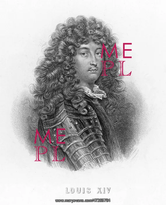  : LOUIS XIV (1638 - 1715), in armour, ready to take part in one of his countless wars