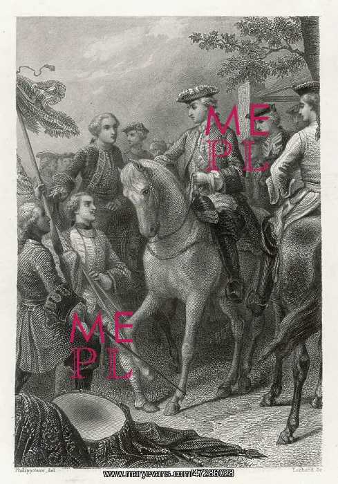: LOUIS XV AT FONTENOY : LOUIS XV AT FONTENOY