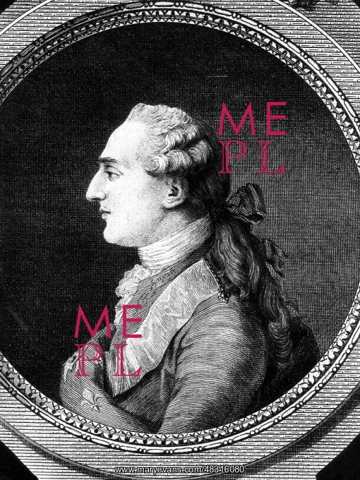 : Louis XVI. Portrait of the French King Louis XVI : Louis XVI. Portrait of the French King Louis XVI